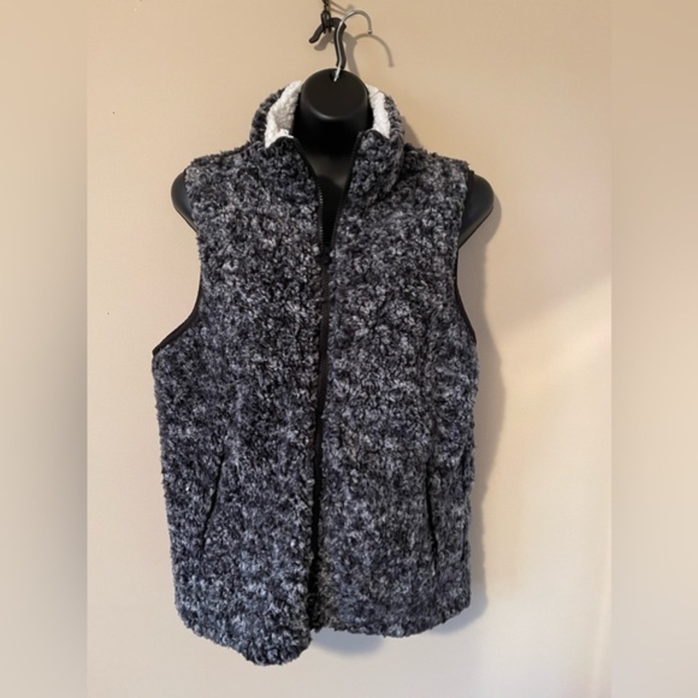Soft Winter / Spring Sherpa vest.